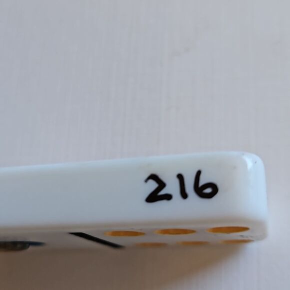 Angel Blessing, hand painted domino Pendant #216 - Picture 4 of 5